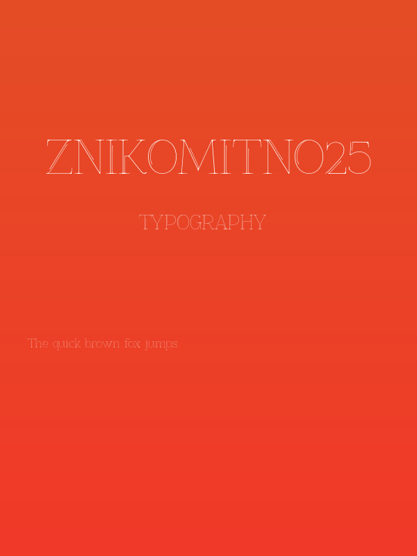 ZnikomitNo25 Poster