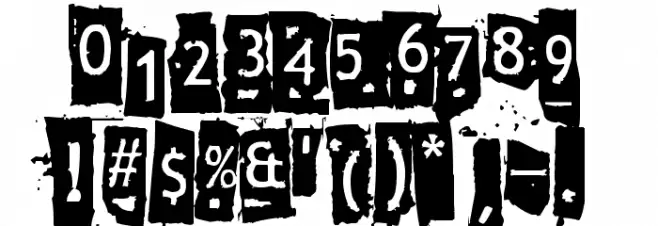 Znort3000 Font OTHER CHARS