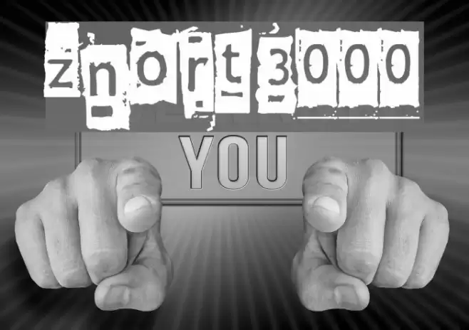 Znort3000 Font examples