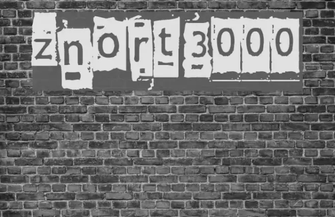 Znort3000 Font examples