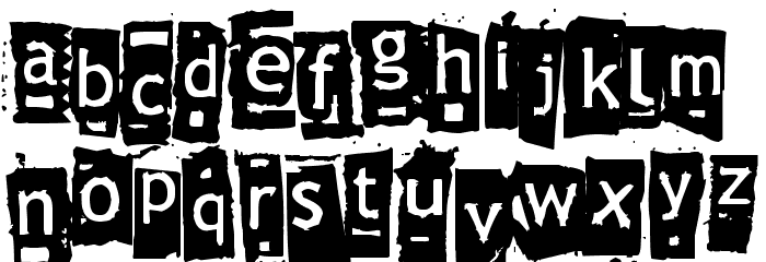 Znort3000 Font LOWERCASE