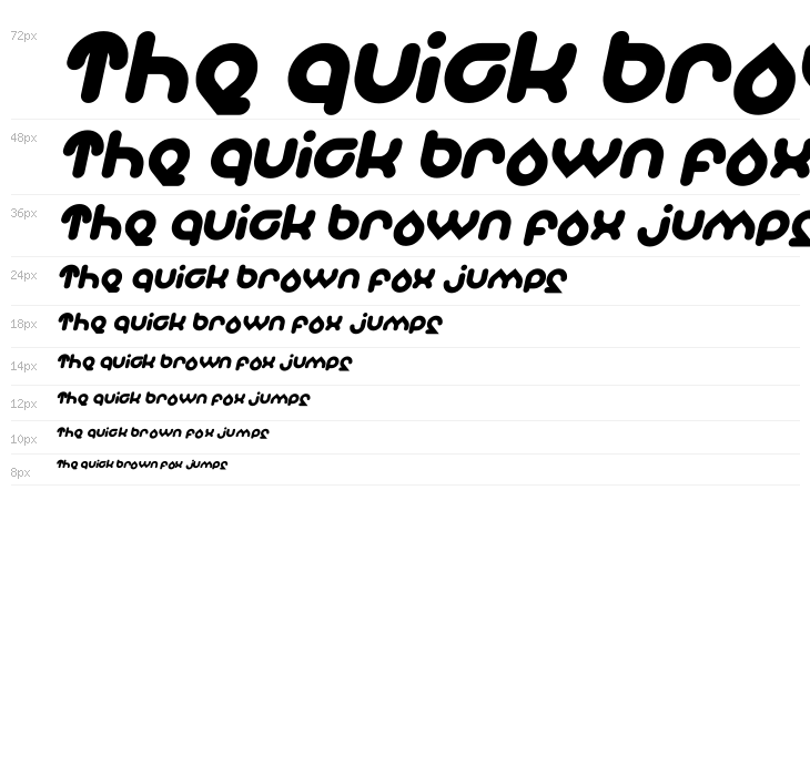 Znow White Bold Italic Waterfall