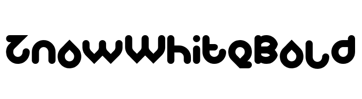 Znow White Bold  Free Fonts Download