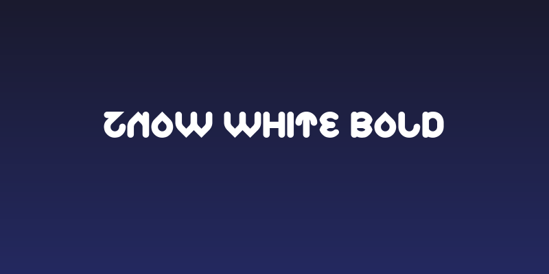 Znow White Bold Social Header
