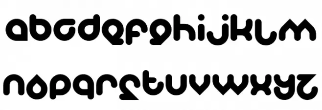 Znow White Bold फ़ॉन्ट लोअरकेस