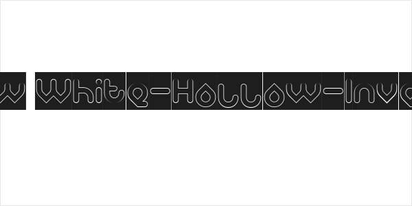 Znow White-Hollow-Inverse Logo