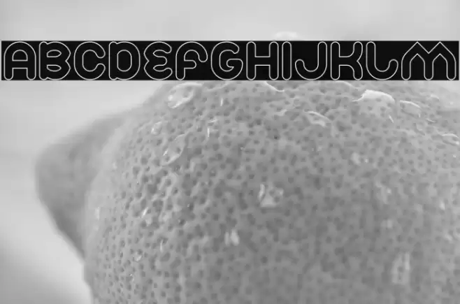 Znow White-Hollow Font examples