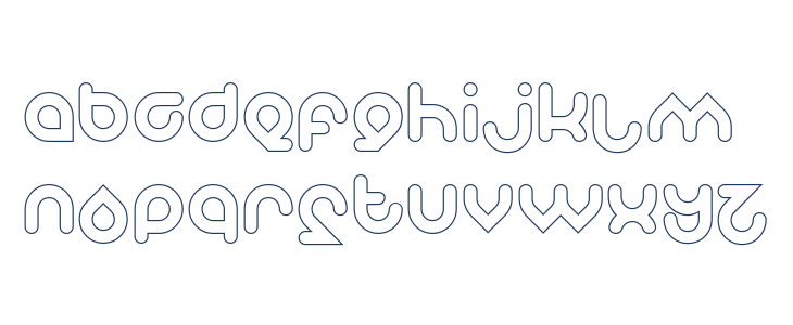 Znow White-Hollow Lowercase