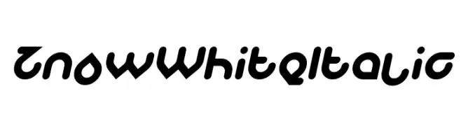Znow White Italic  تنزيل الخطوط