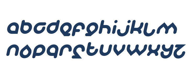 Znow White Italic Lowercase