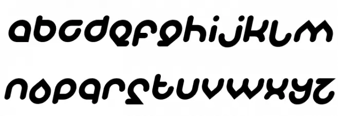 Znow White Italic Fuentes MINÚSCULAS