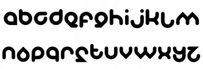 Znow White Font LOWERCASE