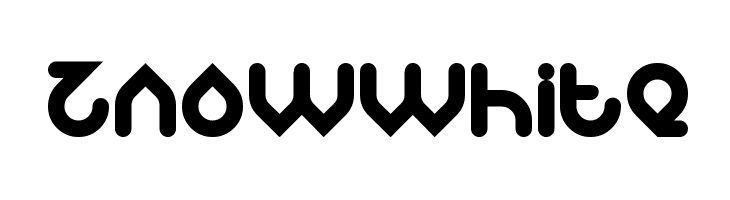 znowwhite  フリーフォントのダウンロード