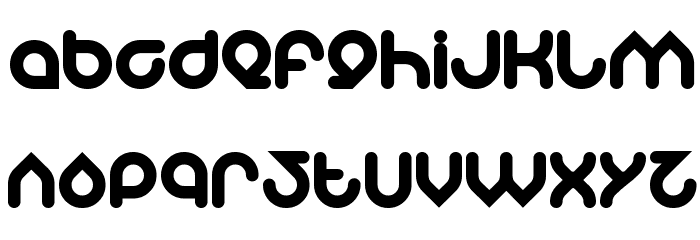 znowwhite Font LOWERCASE