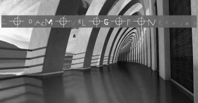 ZODIAC MOVIE LOGO FONT Regular Font examples