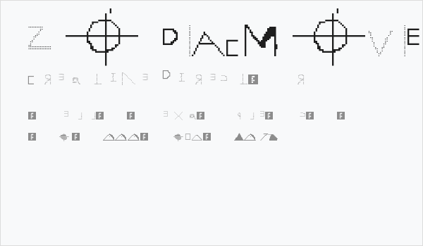 ZODIAC MOVIE LOGO FONT Regular Business Card