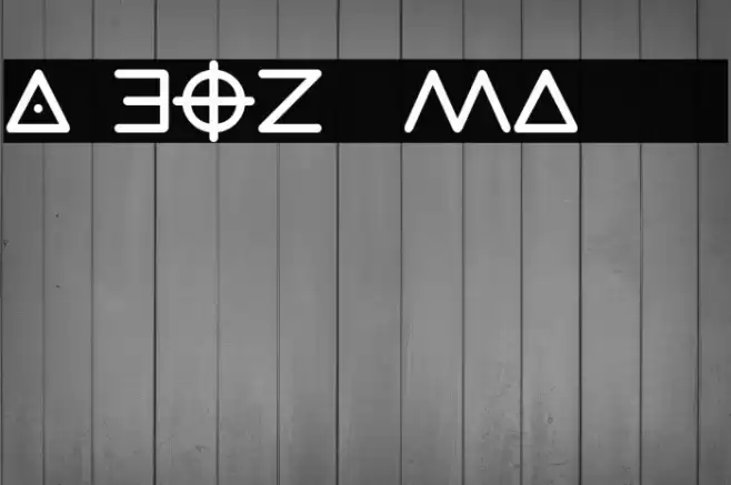 ZODIACCIPHER Caratteri examples