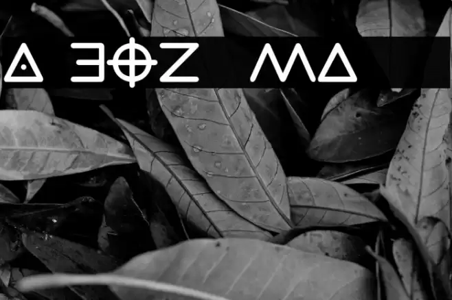 ZODIACCIPHER Caratteri examples