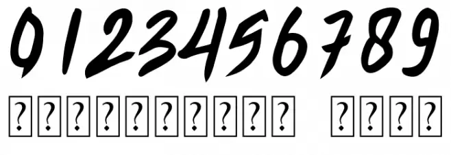 ZOJIHUN Font OTHER CHARS