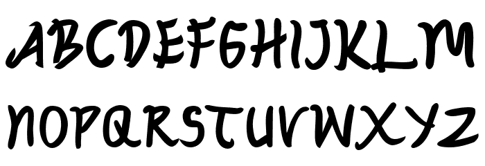 ZOJIHUN Font LOWERCASE