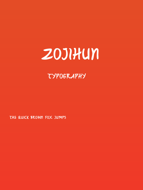 ZOJIHUN Poster