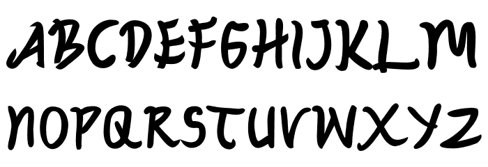 ZOJIHUN Font LOWERCASE