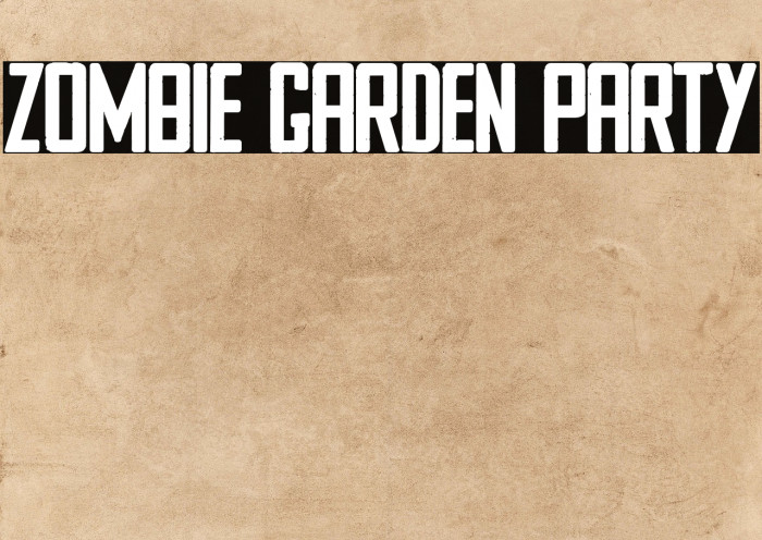 ZOMBIE GARDEN PARTY Example 2