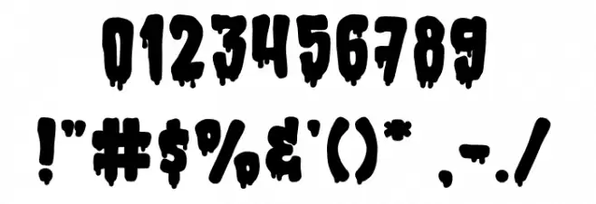 ZOMBIE MANSION फ़ॉन्ट अन्य घर का काम