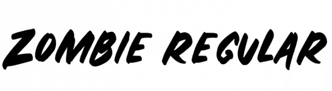 ZOMBIE-Regular  Fuentes Gratis Descargar