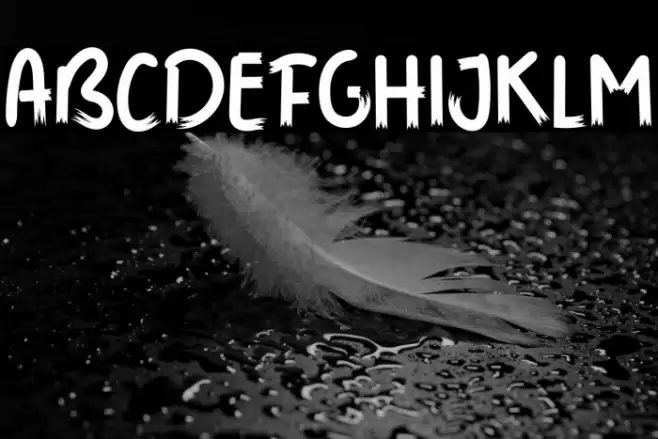 ZOMBIE Font examples