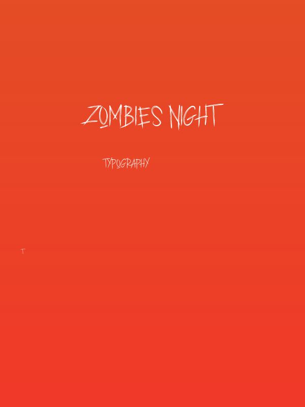 ZOMBIES NIGHT Poster