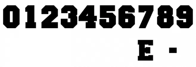 ZOMBIES Font OTHER CHARS