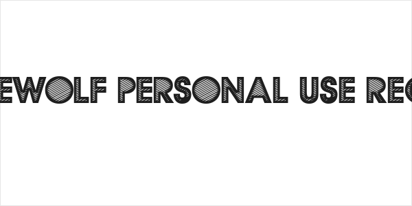 ZOMBIEWOLF PERSONAL USE Regular Logo