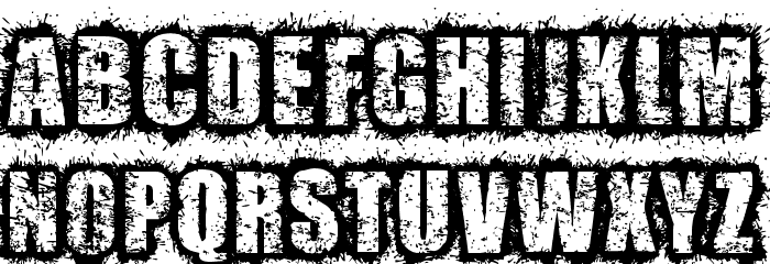 ZOMBIFIED Font LOWERCASE