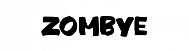 ZOMBYE  Fuentes Gratis Descargar