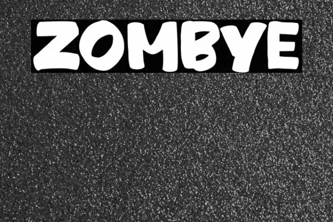 ZOMBYE Font examples