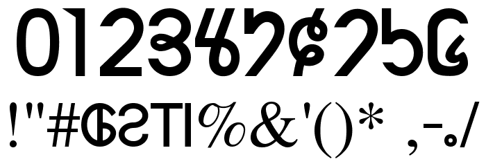 ZOMI Font OTHER CHARS