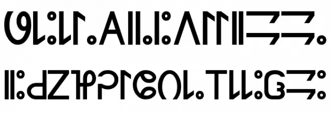 ZOMI Font Litere mari