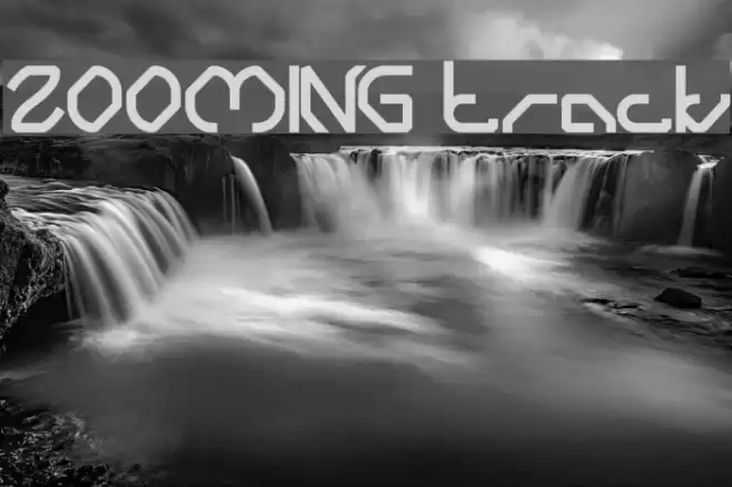 ZOOMING track Font examples