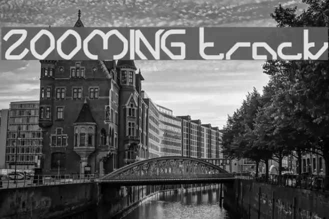 ZOOMING track Font examples