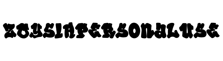 ZOYSIA Personal Use  font caratteri gratis