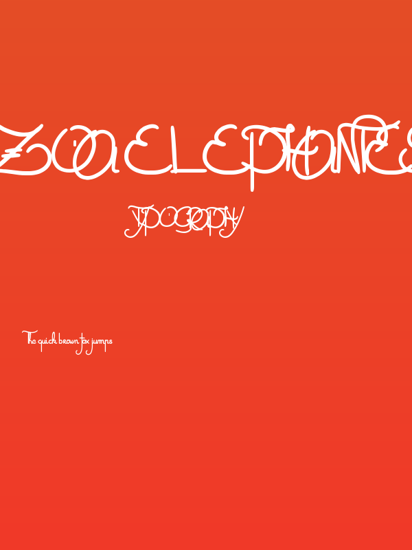 Zoa Elephantesque Poster