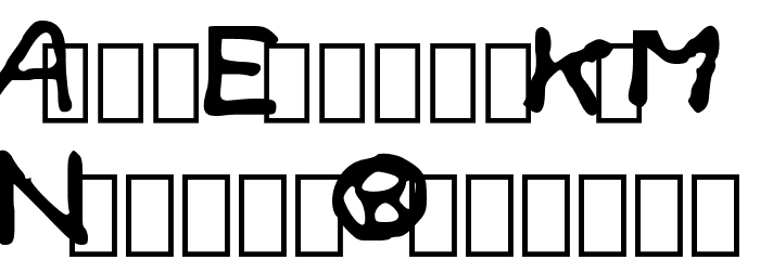 Zodiac Killer 13 character Font OTHER CHARS