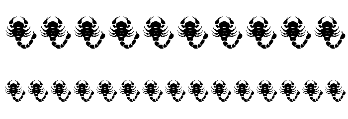 Zodiac Nice Font OTHER CHARS