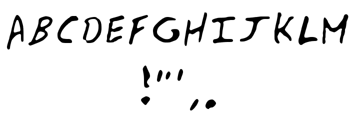 Zodiac Notes Regular Font OTHER CHARS