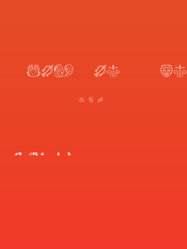 Zodiac Signs Regular Poster