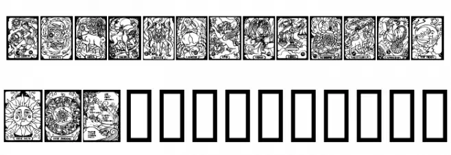 Zodiac Fuentes MINÚSCULAS
