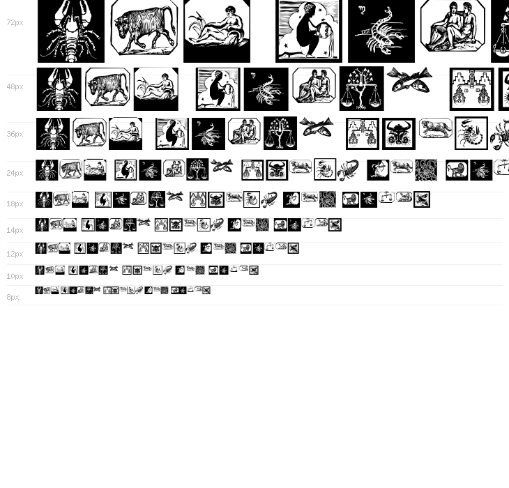 ZodiacsSignStars Waterfall