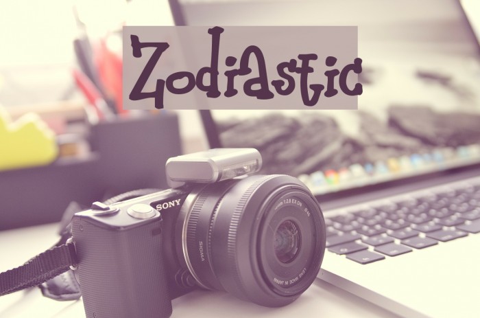 Zodiastic Font examples