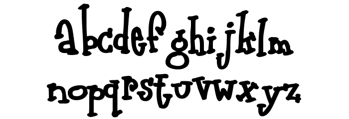Zodiastic Font LOWERCASE